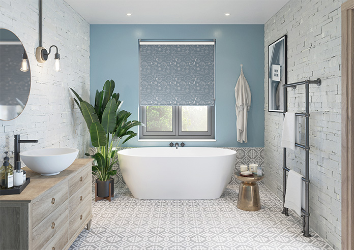 Under the Sea, Blue Mist - Twist&Fit Roller Blind - Image 8